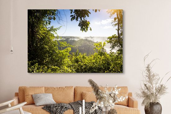 Tableau sur toile Iguazu, Argentine - 180x120 cm - Décoration murale XXL