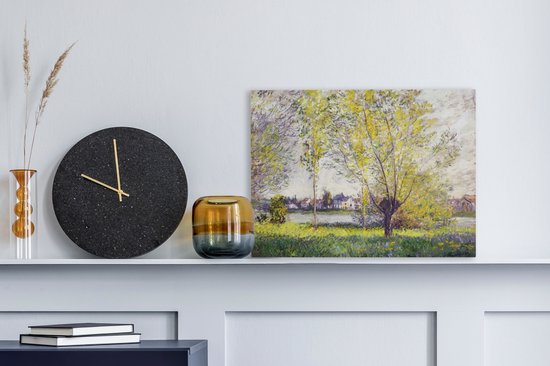 Tableau Les Saules De Claude Monet – Impression Sur Toile, Reproduction, Mnt342
