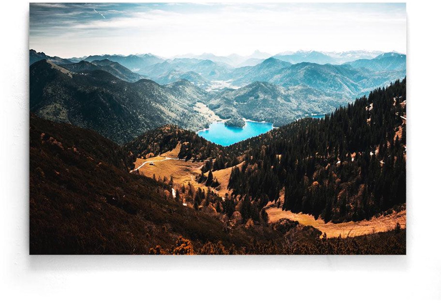 Walljar - Abies Lake - Muurdecoratie - Poster