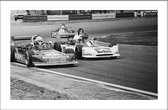 Walljar - Formule III '80 - Zwart wit poster met lijst