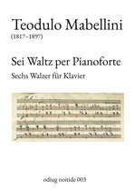 odiug noitide 3 - Sei Waltz per Pianoforte