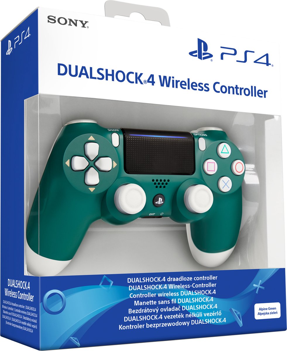 Sony DualShock 4 Vert, Blanc Bluetooth Manette de jeu Analogique/Numérique PlayStation  4 | bol.com