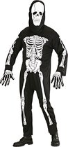 Widmann - Spook & Skelet Kostuum - Mr. Skeleton Rontgen Kostuum Man - - Small - Halloween - Verkleedkleding