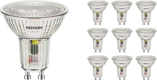 Voordeelpak 10x Noxion LED Spot GU10 PAR16 36D - Warm Wit | Vervangt
