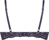 Hunkemöller Dames Lingerie Niet-voorgevormde beugel bh Rose  - Blauw - maat D95