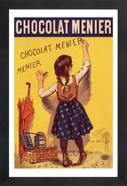 JUNIQE - Poster in houten lijst Poster for Chocolat Menier, Firmin