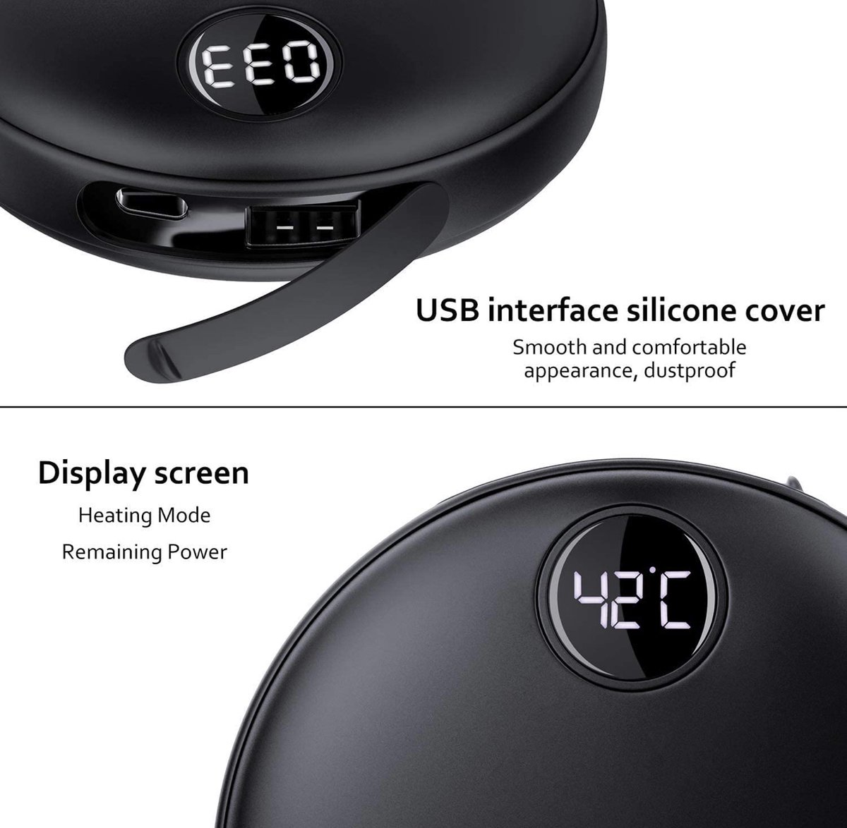 Leuke Cartoon Pinguïn Ijsbeer Elektrische Handwarmers USB Oplaadbare Verwarming Utility Te Gebruiken