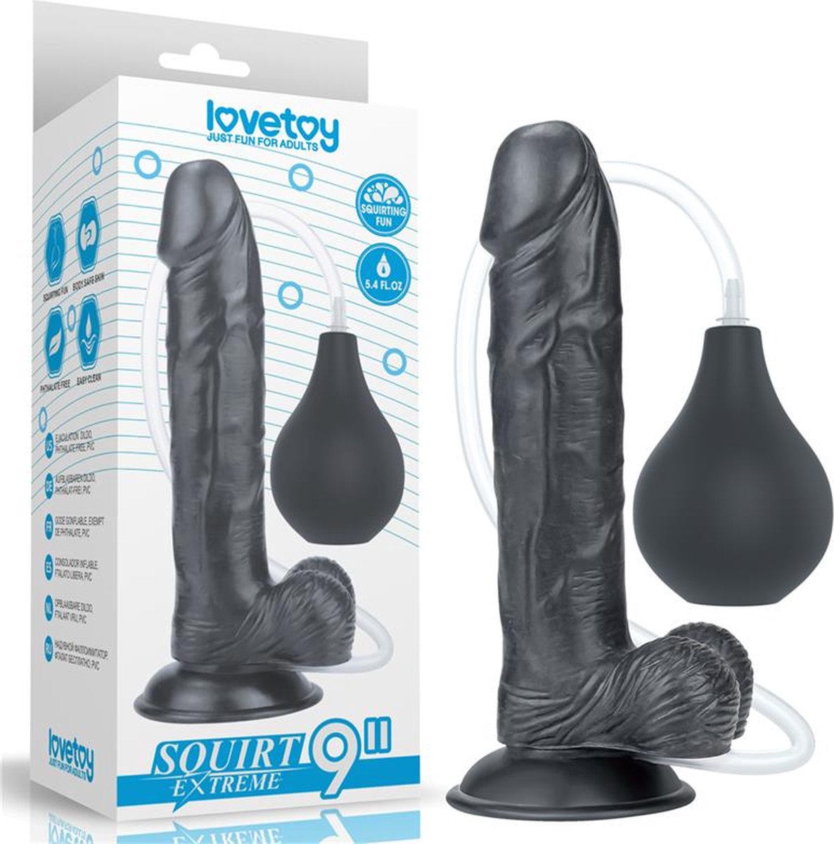 Goedkoopste Dildo Squirting 10 Black