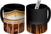 Magische Mok - Foto op Warmte Mok - Rome - Nacht - Pantheon - 350 ML