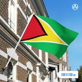 Vlag Guyana 100x150cm - Glanspoly