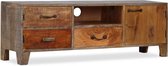 Decoways - Tv-meubel vintage 118x30x40 cm massief hout