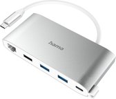 Hama USB-C laptopdockingstation Geschikt voor merk: Universeel Incl. laadfunctie, USB-C Power Delivery