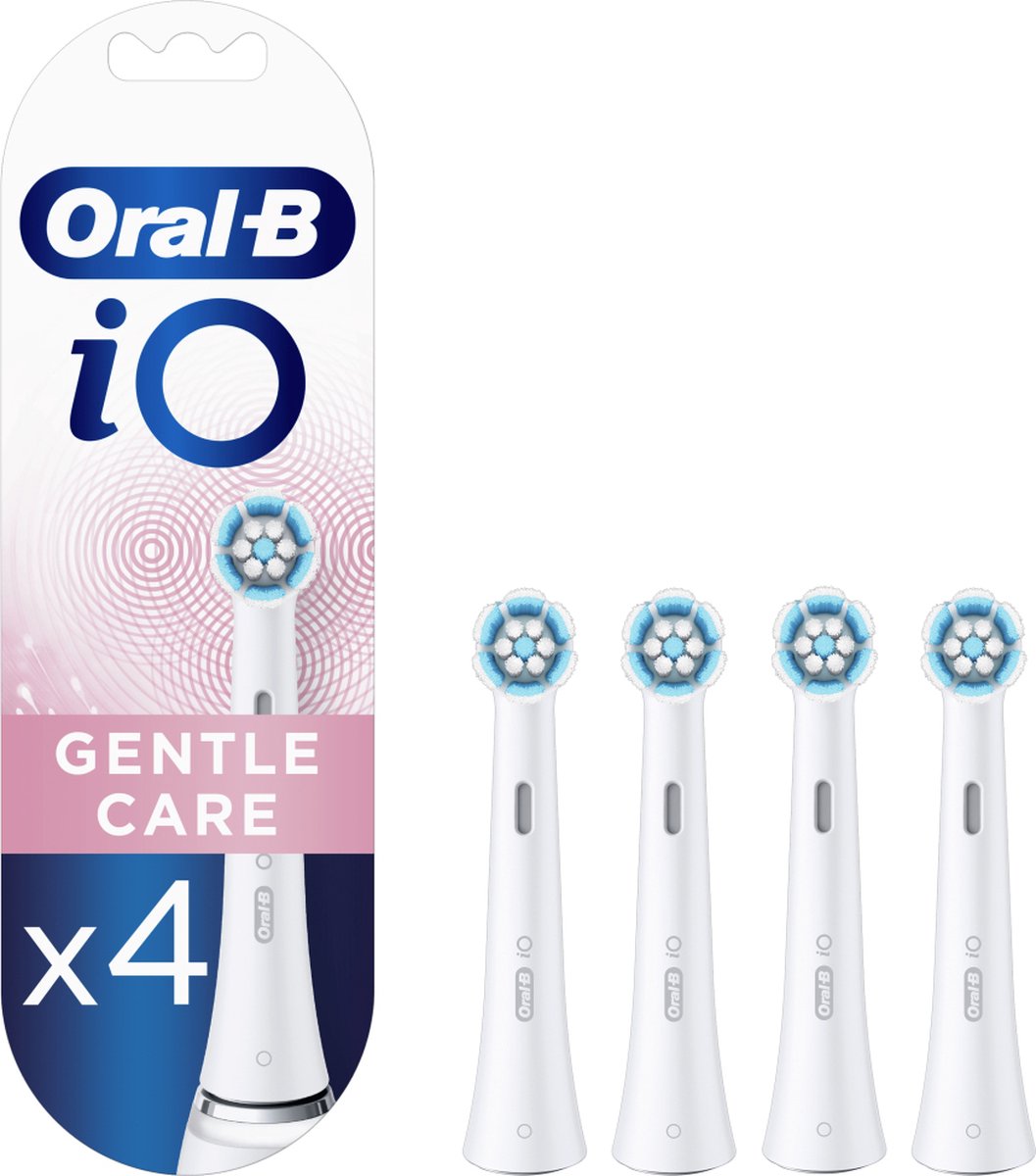 Oral B Oral-B IO Gentl-e Buis Care Opzetborstels Wit 4 Stuks
