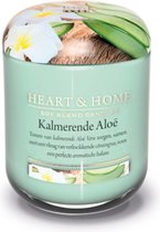 Heart & Home geurkaars in pot (L) - Kalmerende Aloë