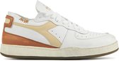 Diadora  Sneakers Dames - Lage sneakers / Damesschoenen - Leer - Mi Basket Row Cut     -  Beige combi - Maat 41