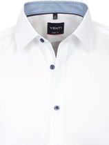 Wit Overhemd Heren Strijkvrij Slim Fit Venti 193295600-000 - XL