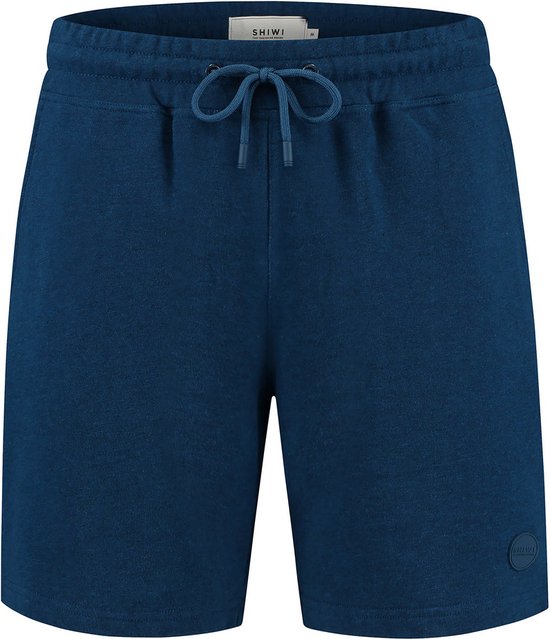 Shiwi - Sweat Shorts Blauw - Modern-fit - Broek Heren maat XL