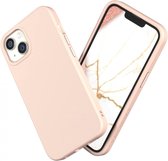 Apple iPhone 13 Hoesje - Rhinoshield - SolidSuit Serie - Hard Kunststof Backcover - Classic Blush Pink - Hoesje Geschikt Voor Apple iPhone 13