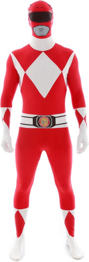 Overeenkomstig Vaarwel Hulpeloosheid Rood Morphsuit™ Power Rangers™ kostuum voor volwassenen - Verkleedkleding -  180 cm" | bol.com