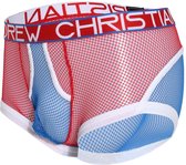 Andrew Christian Almost Naked Retro Mesh Boxer Rood