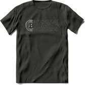 Blockchain - Crypto T-Shirt Kleding Cadeau | Dames / Heren / Unisex | Bitcoin / Ethereum shirt | Grappig Verjaardag kado | BTC Tshirt Met Print | - Donker Grijs - S