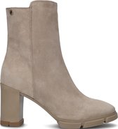 Notre-V 04-241 Enkellaarsjes - Enkelboots met rits - Dames - Taupe - Maat 40