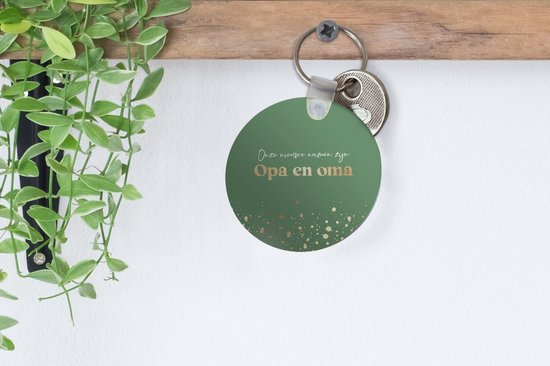 Porte-clés - Papy et Mamie - Bébé Enfant - Sorts - Plastique - Rond