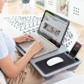 Laptoptafel Bed - Laptop Kussen - Laptoptafel - Laptoptafel Bank - Comfortabel met Kussen - Telefoonhouder