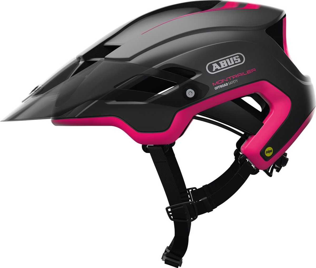Bol.com VALHELM ABUS MONTRAILER ACE MIPS ZW/RZ M 55-58cm aanbieding