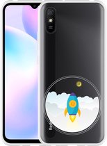 Xiaomi Redmi 9AT Hoesje To the Moon - Designed by Cazy