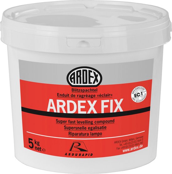 Foto: Ardex fix supersnelle egalisatie