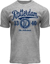 Fox T-shirt Seal Bridge Rotterdam - Heather Grey - XL