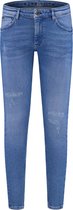 Purewhite - Dylan 805 Super Heren Skinny Fit   Jeans  - Blauw - Maat 33