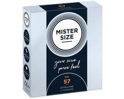MISTER SIZE 57 Ultra Dunnen L condooms (3 pack)
