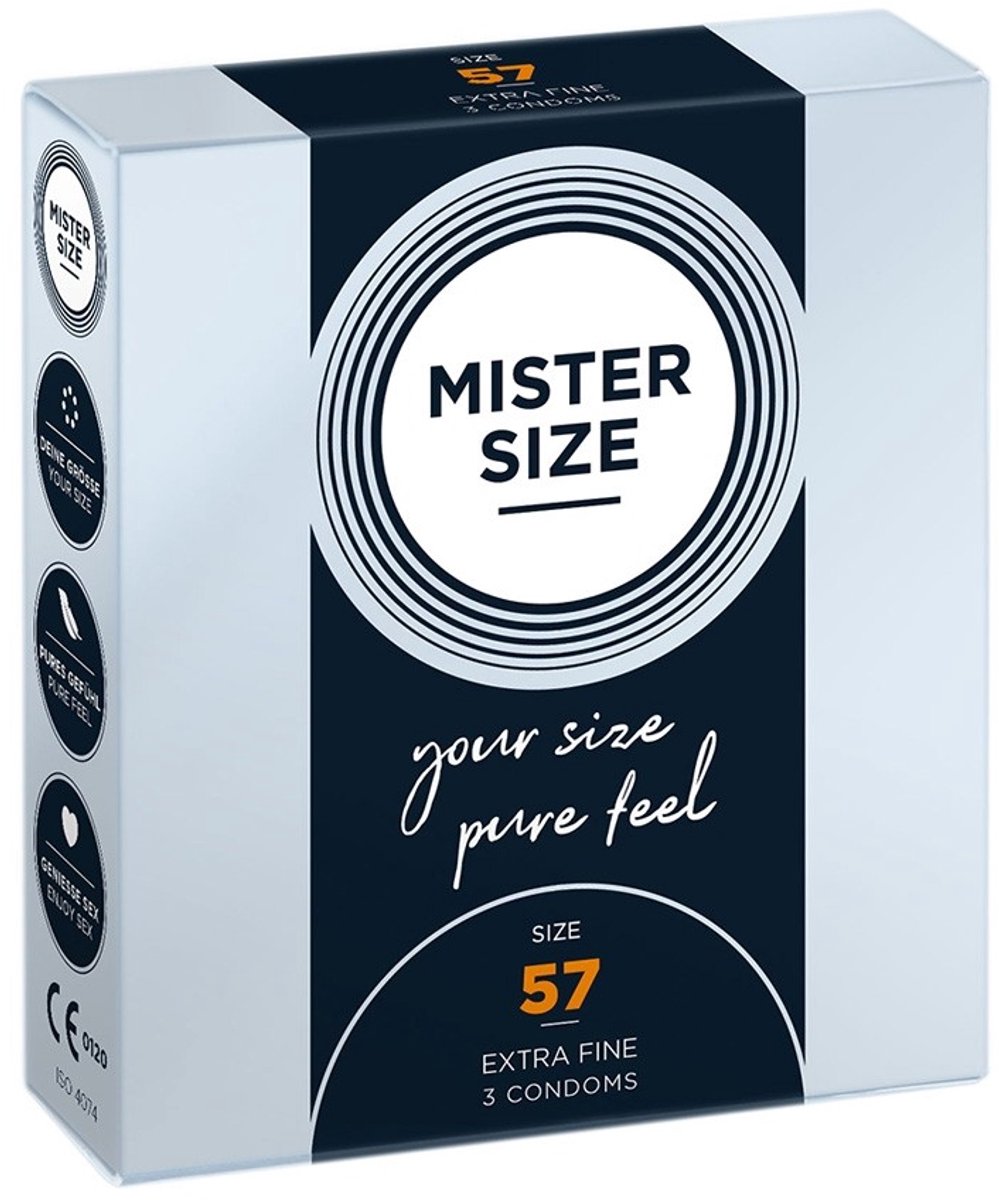 MISTER SIZE 57 Ultra Dunnen L condooms (3 pack)