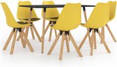 Decoways - 7-delige Eethoek geel en zwart