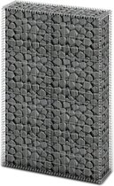 Decoways - Schanskorf met deksels 150x100x30 cm gegalvaniseerd draad