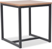 Decoways - Salontafel 48x48x53 cm essenhout