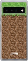 6F hoesje - geschikt voor Google Pixel 6 Pro -  Transparant TPU Case - Minecraft - Grass #ffffff