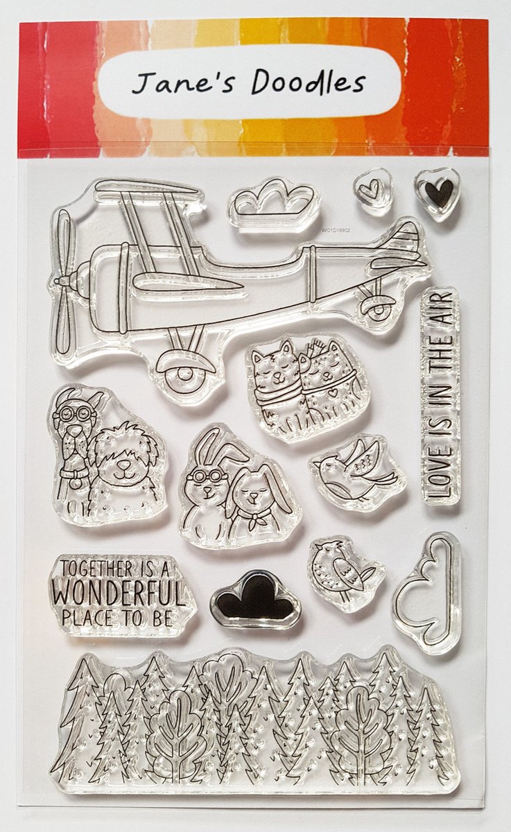 Love is in the Air Clear Stamps (JD097)
