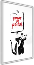 Banksy: Because I’m Worthless.