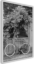 Bicycle with White Tires.