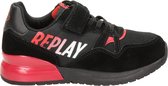 Replay Blazen Lage sneakers - Leren Sneaker - Jongens - Zwart - Maat 31