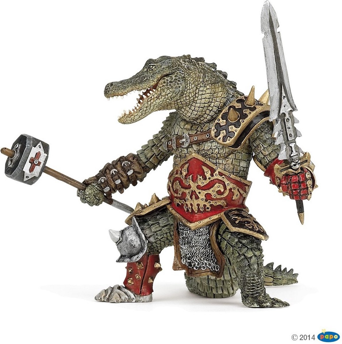 Papo - Speelfiguur - Fantasie - Mutant - Krokodilman
