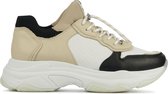 Bronx Sneakers Dames - Lage sneakers / Damesschoenen -  - 66412-AA     -  Wit combi - Maat 39