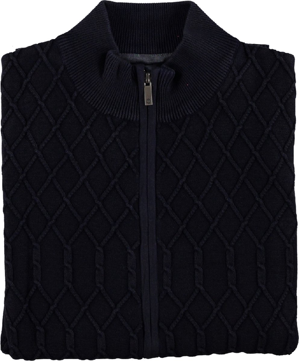 Fellows United Lange mouw Vest - 21.1114 Marine (Maat: 4 XL)