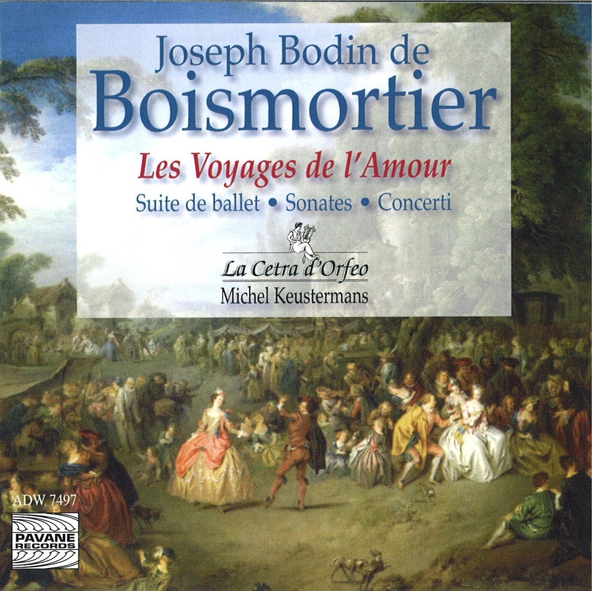 La Cetra d'Orfeo, Michel Keustermans - Boismortier: Les Voyages De L'Amour (CD)