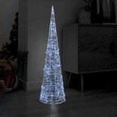 Lichtkegel decoratief LED koudwit 120 cm acryl