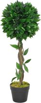 vidaXL Kunstplant met pot laurierboom 70 cm groen