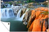 Tuinposter - Tuindoek - Tuinposters buiten - Alle Shoshone Falls watervallen - 120x80 cm - Tuin